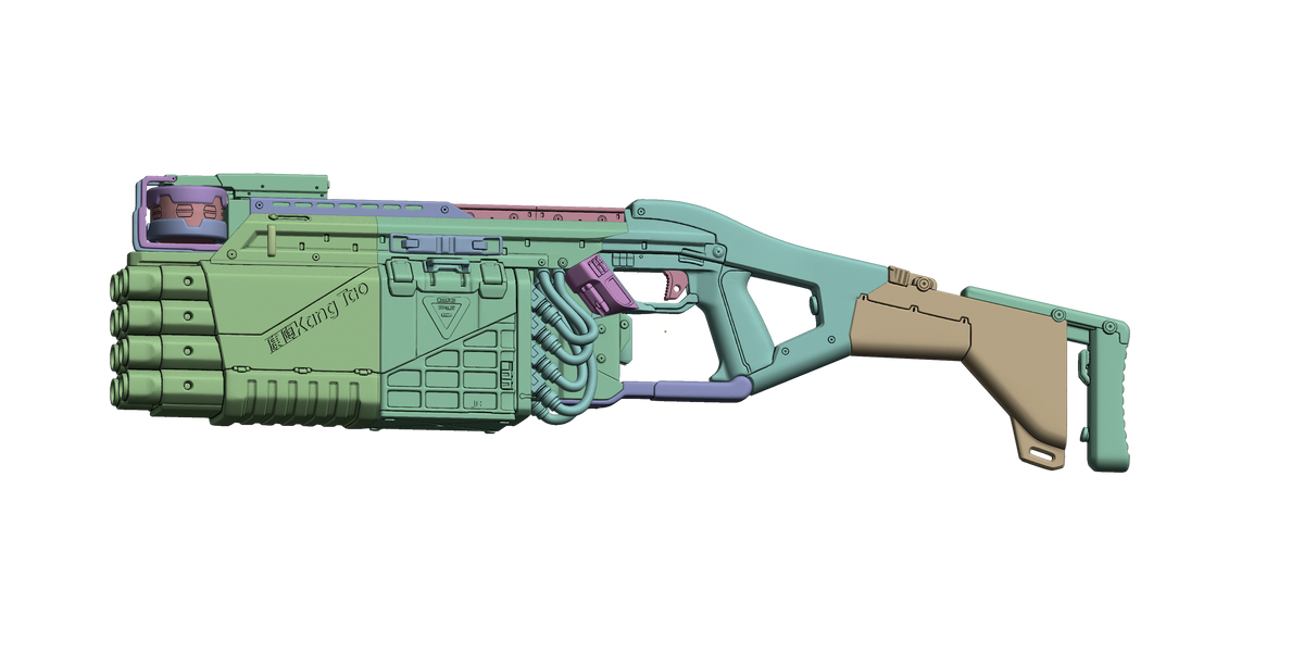 Ba Xing Chong Shotgun 3D printed cosplay prop image 5