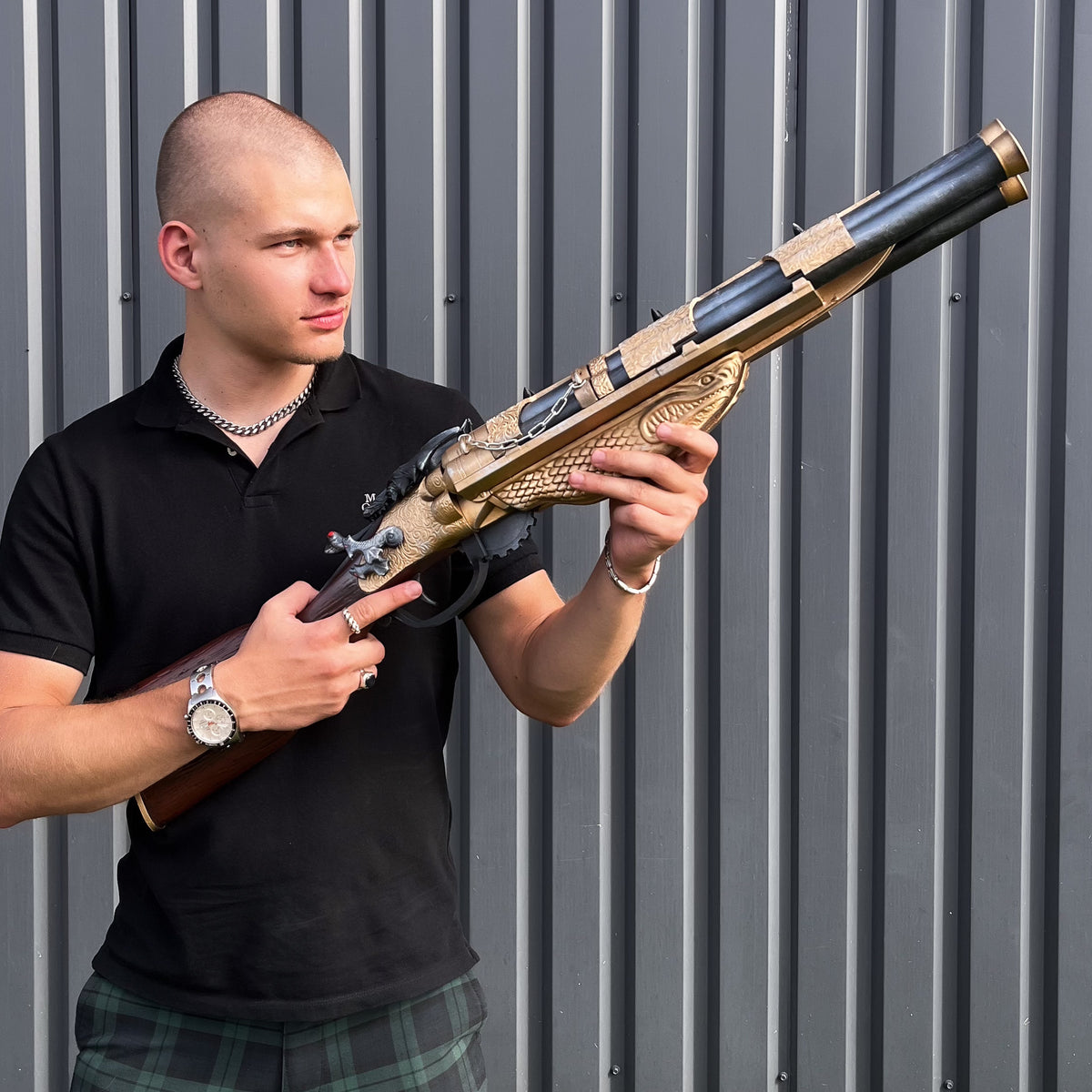 Blundergat Pack-a-Punch Call of Duty cosplay prop — creator reference image 3