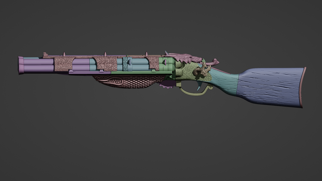 Blundergat Pack-a-Punch Call of Duty cosplay prop — creator reference render 6