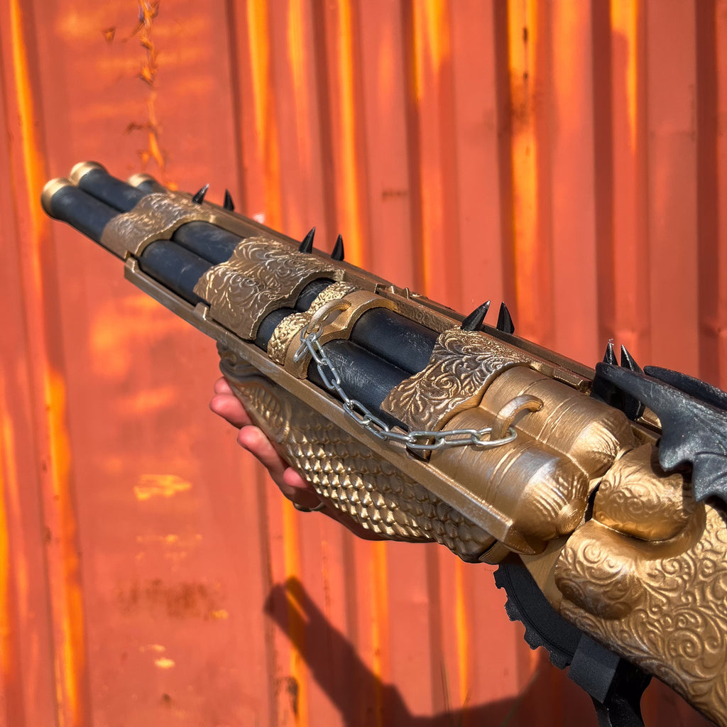 Blundergat Pack-a-Punch Call of Duty cosplay prop — creator reference image 14