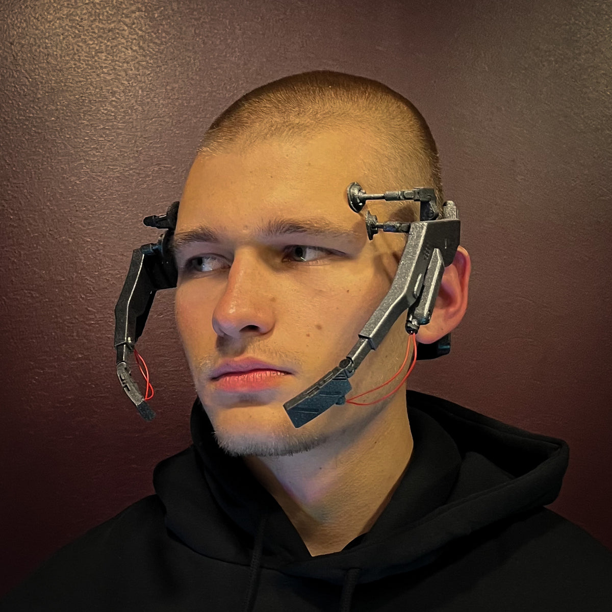 Braindance Headset 3D printed cosplay prop image 1