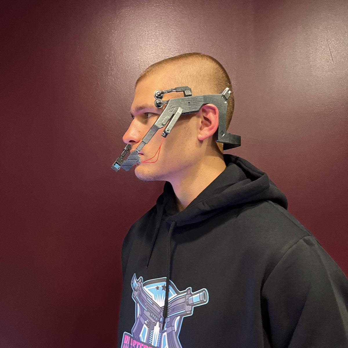 Braindance Headset 3D printed cosplay prop image 2
