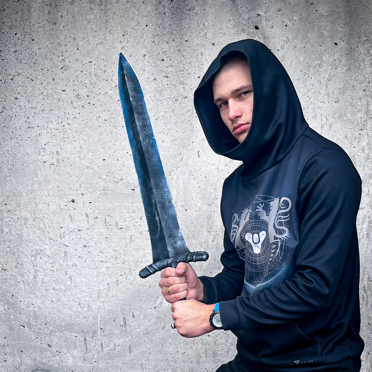 Dark Moon Greatsword 3D printed Elden Ring cosplay prop image 4