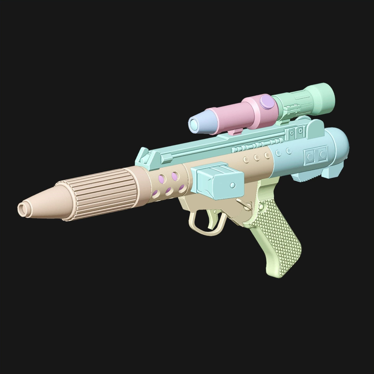 DH-17 Blaster Pistol 3D printed cosplay prop image 8