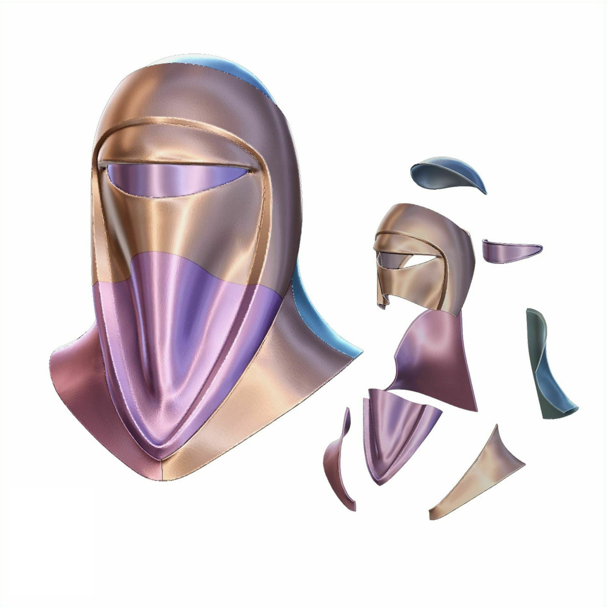 Imperial Guard Helmet Cosplay Prop product image 3