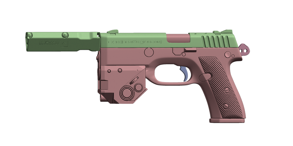Her Majesty Pistol 3D printed cosplay prop image 5