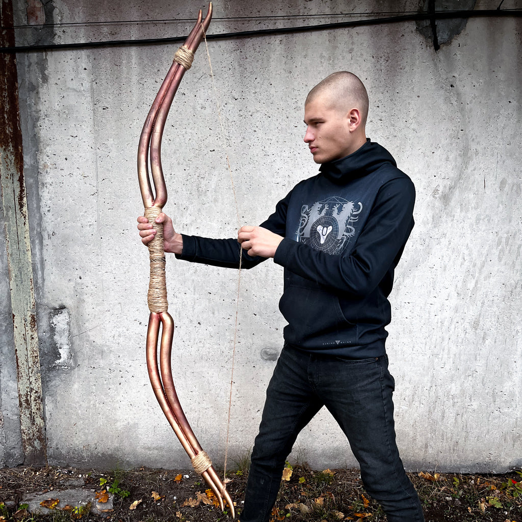 Horn Bow 3D printed Elden Ring cosplay prop image 2