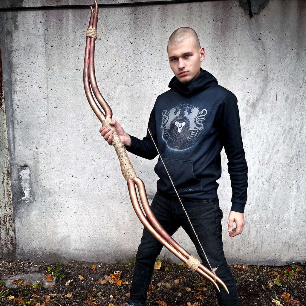 Horn Bow 3D printed Elden Ring cosplay prop image 3