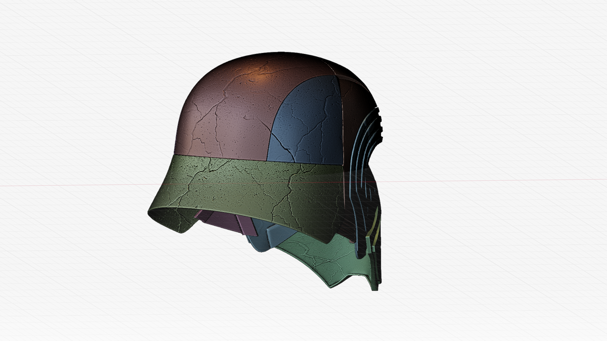 Kylo Ren Helmet Cosplay Prop product image 4