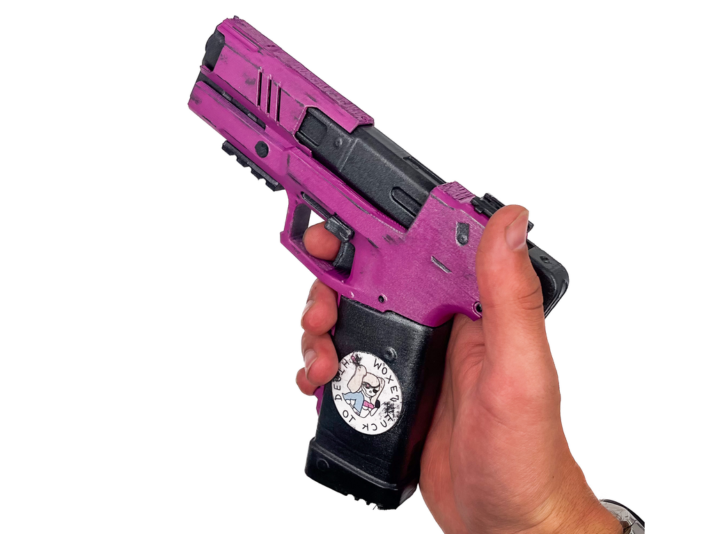 Lizzie Pistol 3D printed cosplay prop image 1
