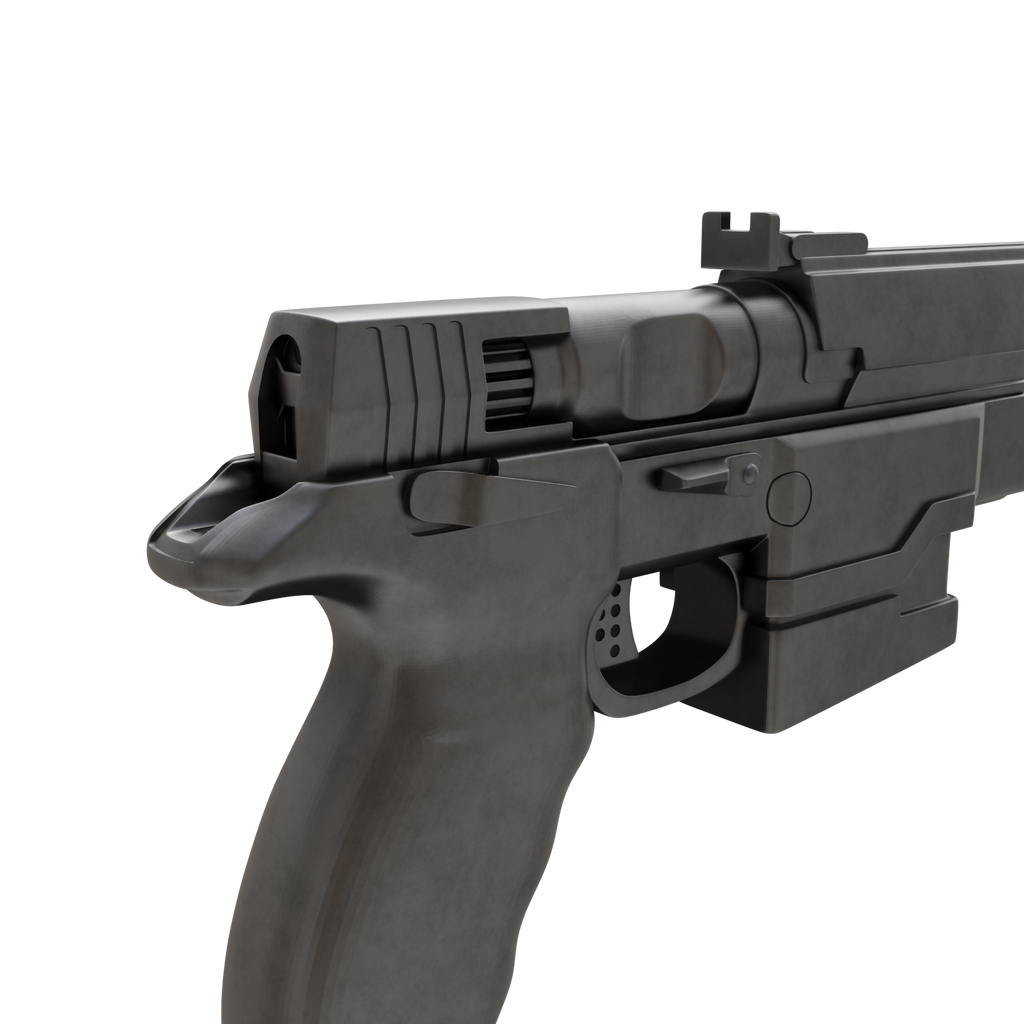 Malorian Arms 3516 3D printed cosplay prop image 3