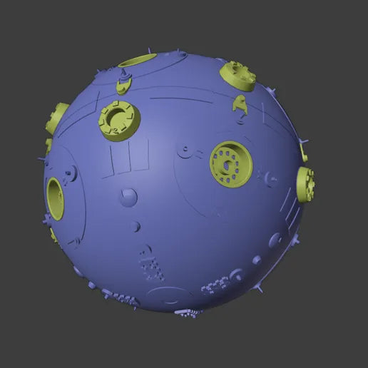 Marksman-H Combat Remote colour-separated parts render