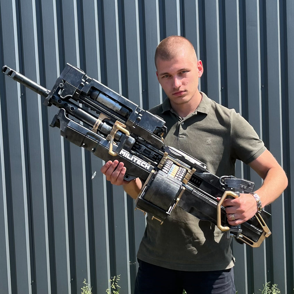 Militech MK-31 HMG – Cyberpunk 2077 Cosplay Prop — model creator reference image 2