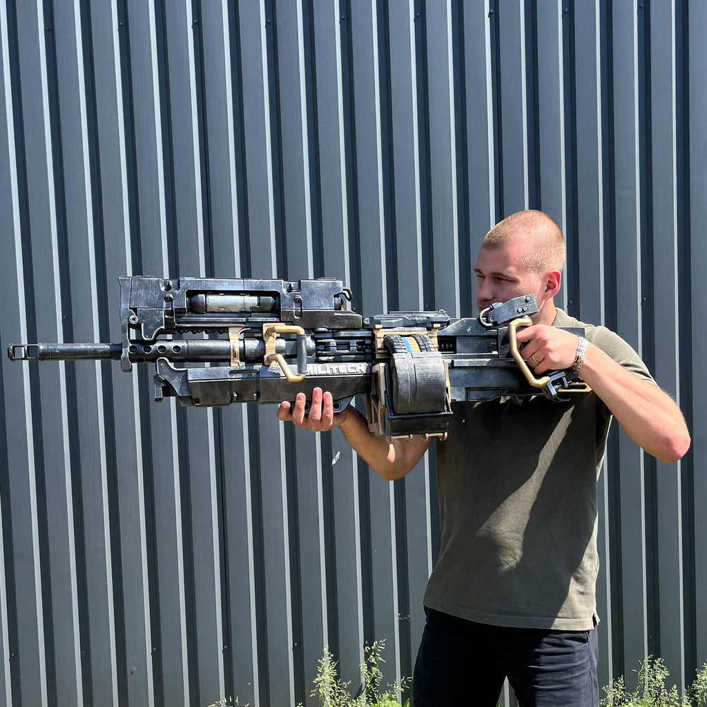 Militech MK-31 HMG – Cyberpunk 2077 Cosplay Prop — model creator reference image 3
