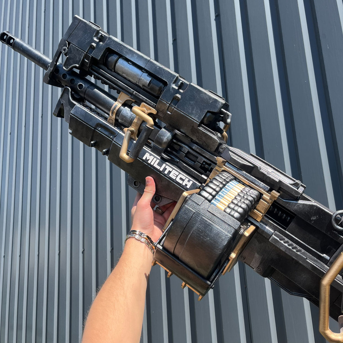 Militech MK-31 HMG – Cyberpunk 2077 Cosplay Prop — model creator reference image 5