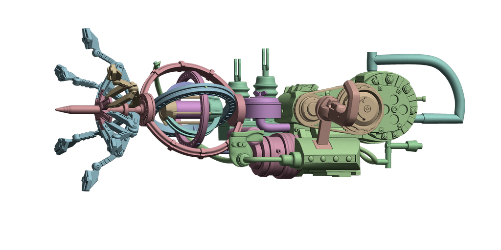 Paralyzer Call of Duty cosplay prop — creator reference render 3