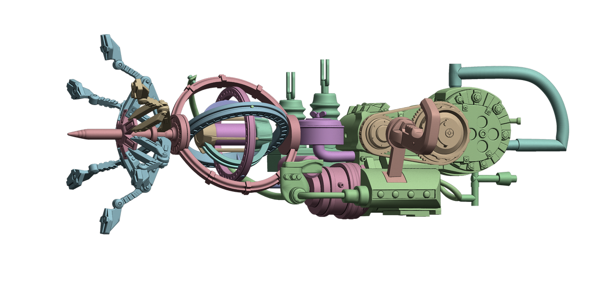 Paralyzer Call of Duty cosplay prop — creator reference render 3
