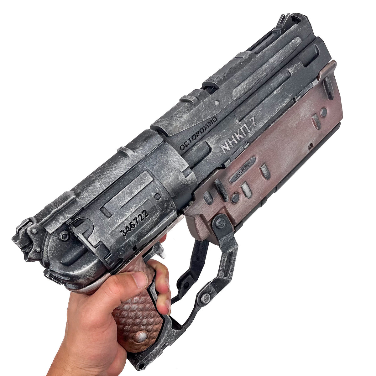 Techtronika RT-46 Burya Revolver 3D printed cosplay prop image 2