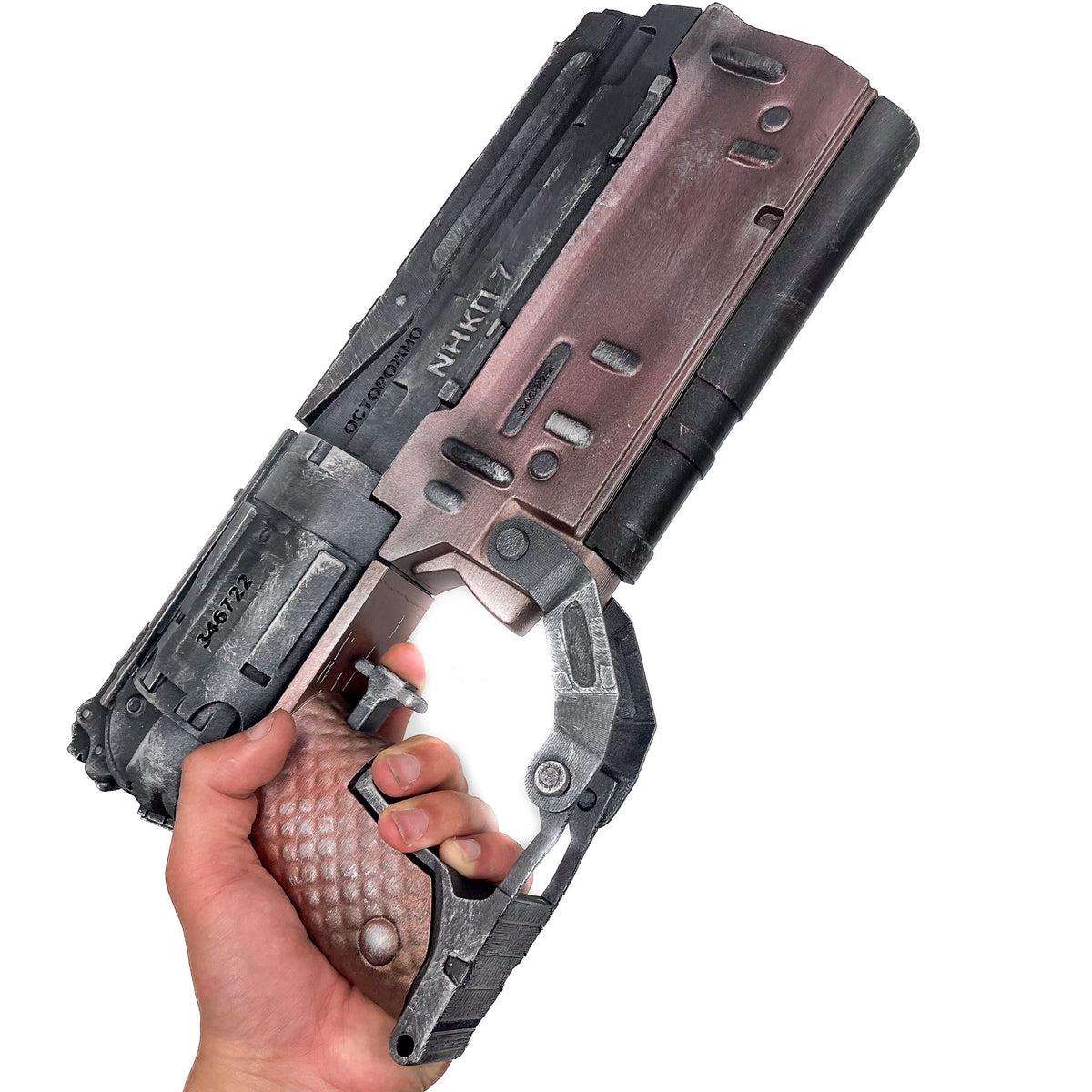 Techtronika RT-46 Burya Revolver 3D printed cosplay prop image 3
