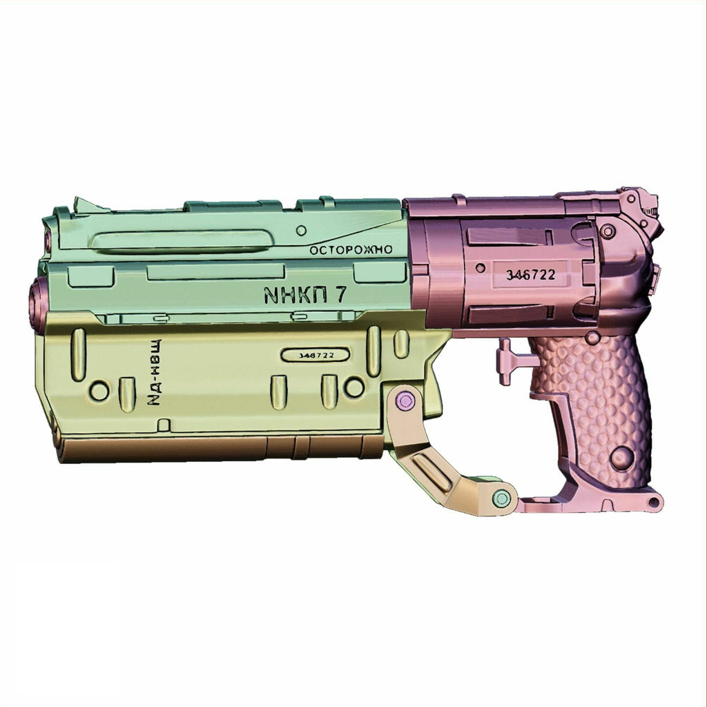 Techtronika RT-46 Burya Revolver 3D printed cosplay prop image 5