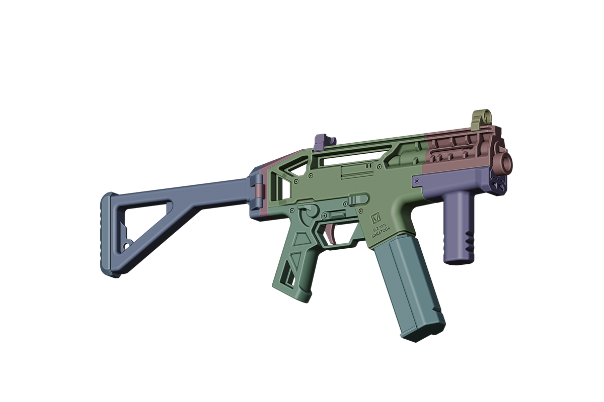 M221 Saratoga SMG (Militech) – Cyberpunk 2077 Cosplay Prop — model creator reference image 13