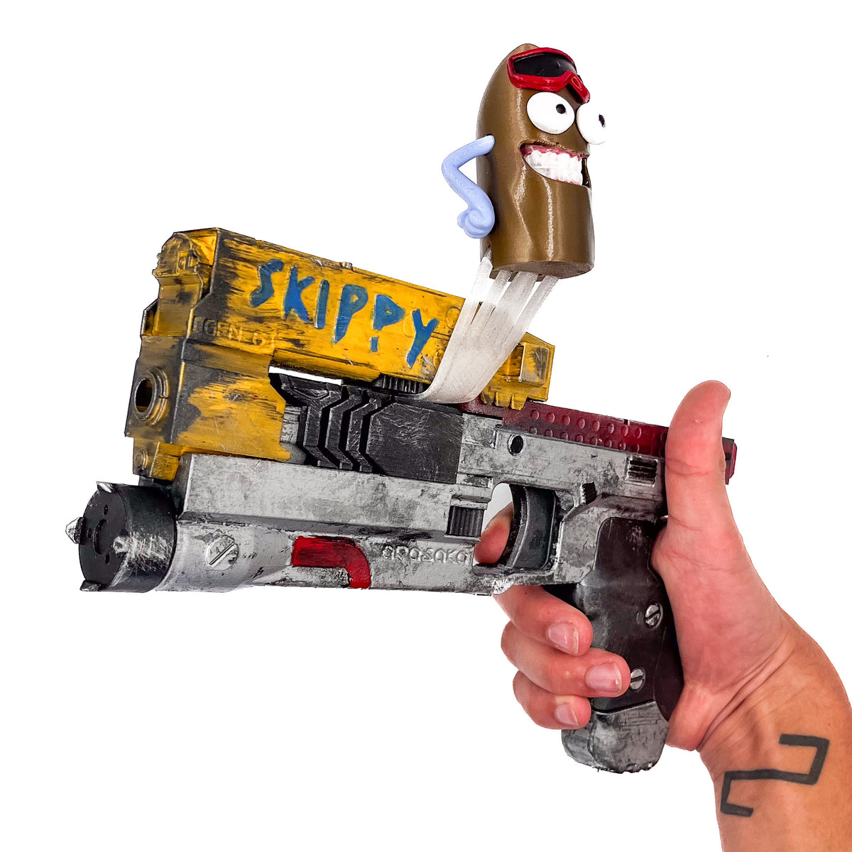 Skippy Smart Pistol 3D printed cosplay prop image 7