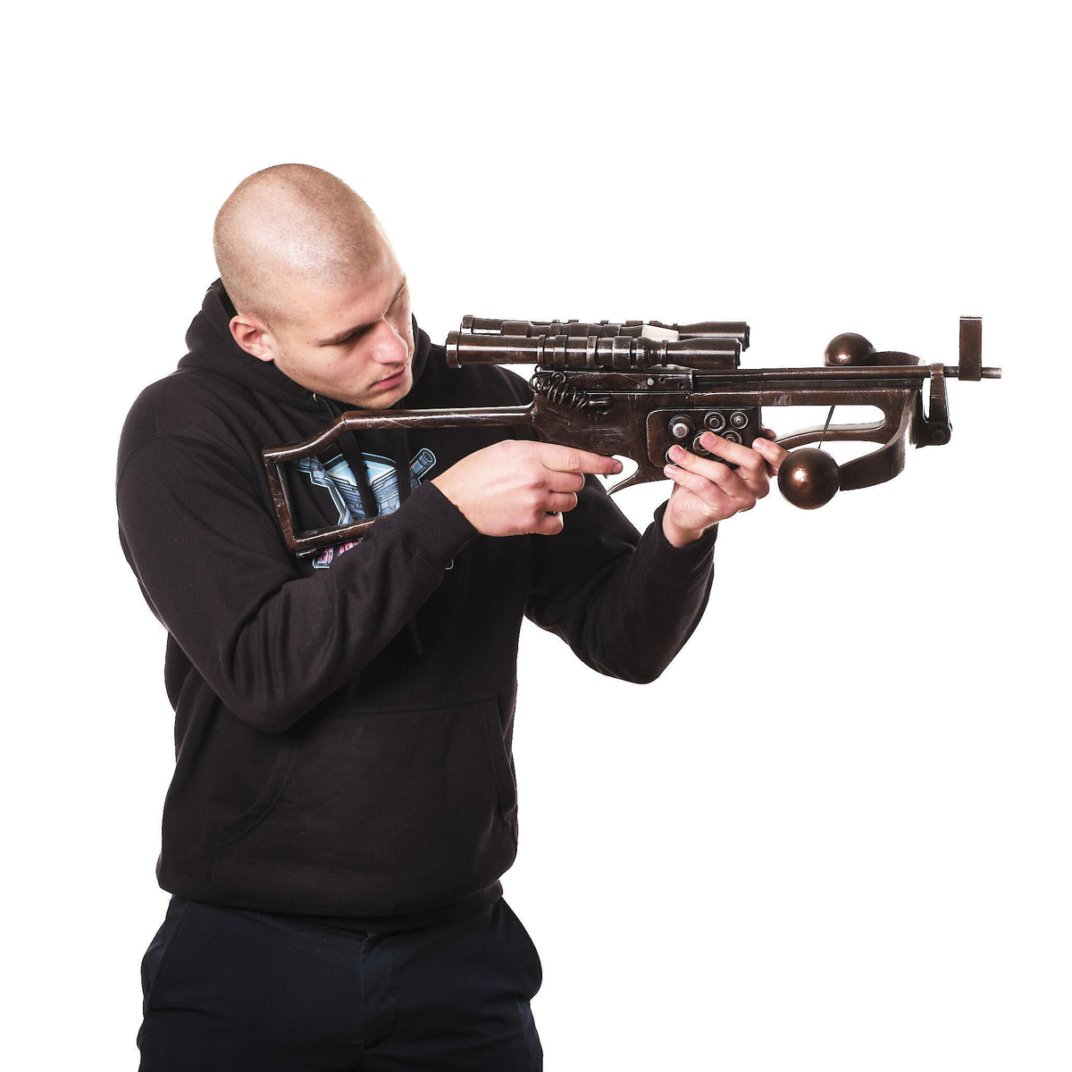Chewbacca Bowcaster Star Wars cosplay prop — Sliceables reference image 4