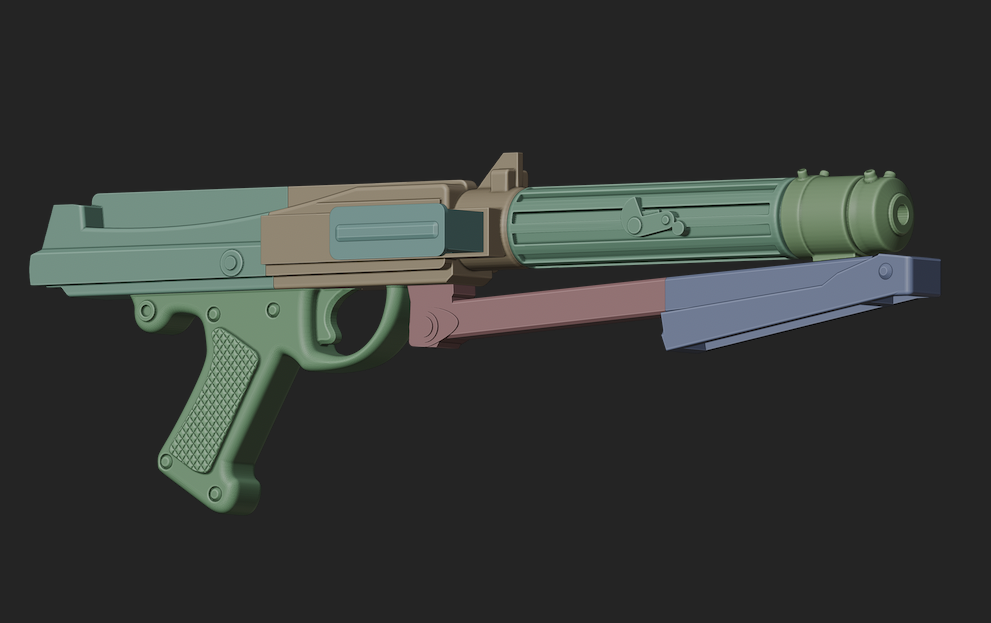 DC-15S Blaster Rifle Star Wars cosplay prop — Sliceables reference image 2