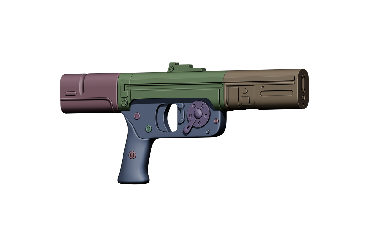 L7 Liquidsilver Light Blaster Pistol – Sliceables reference image 2