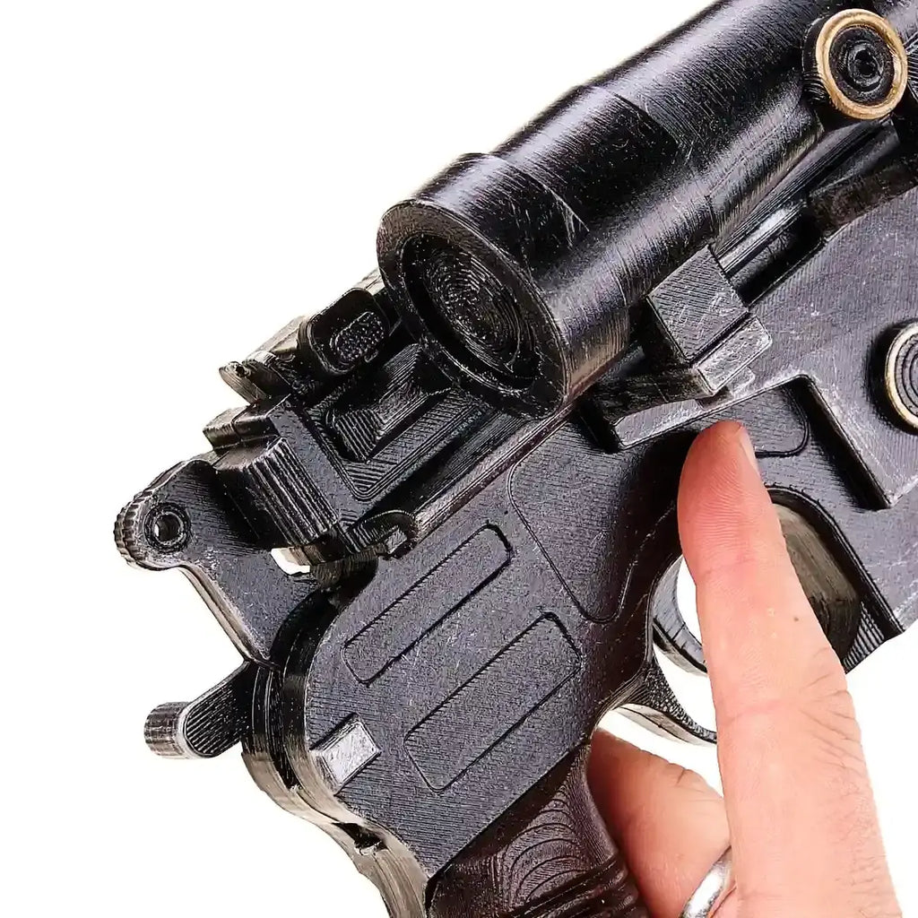 Luke Skywalker DL-44 Bespin Blaster – Sliceables reference image 8