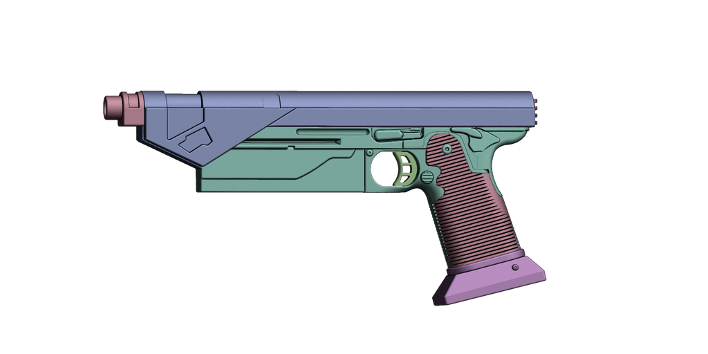 WESTAR-35 Blaster Pistol – Sliceables reference image 2