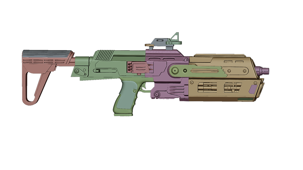 ST-W48 Sith Trooper Blaster 3D printed cosplay prop image 6