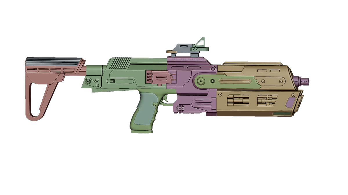 ST-W48 Sith Trooper Blaster 3D printed cosplay prop image 6