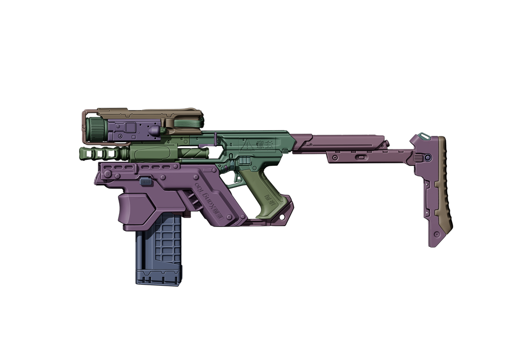 Yinglong SMG – Cyberpunk 2077 Cosplay Prop — model creator reference image 16