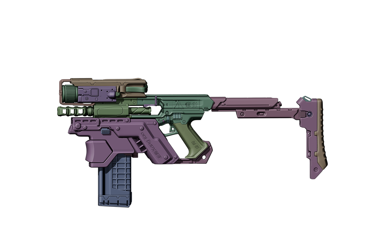 Yinglong SMG – Cyberpunk 2077 Cosplay Prop — model creator reference image 16