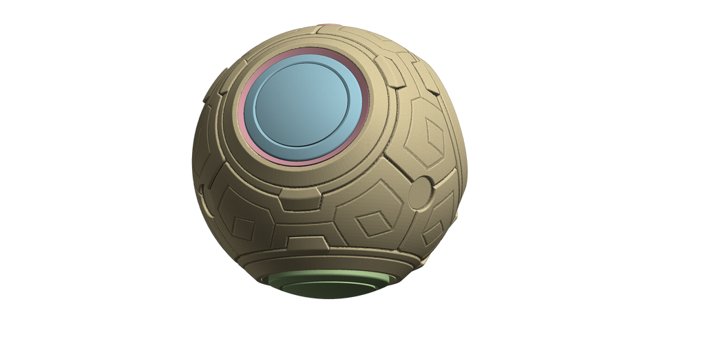 Digital reference render of a Zenyatta-inspired Orb of Destruction prop
